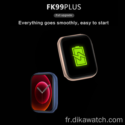 FK99plus Smart Watch personnalisable BT Call Chargement sans fil